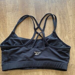 Reebok Women's Strappy Black Sports Bra